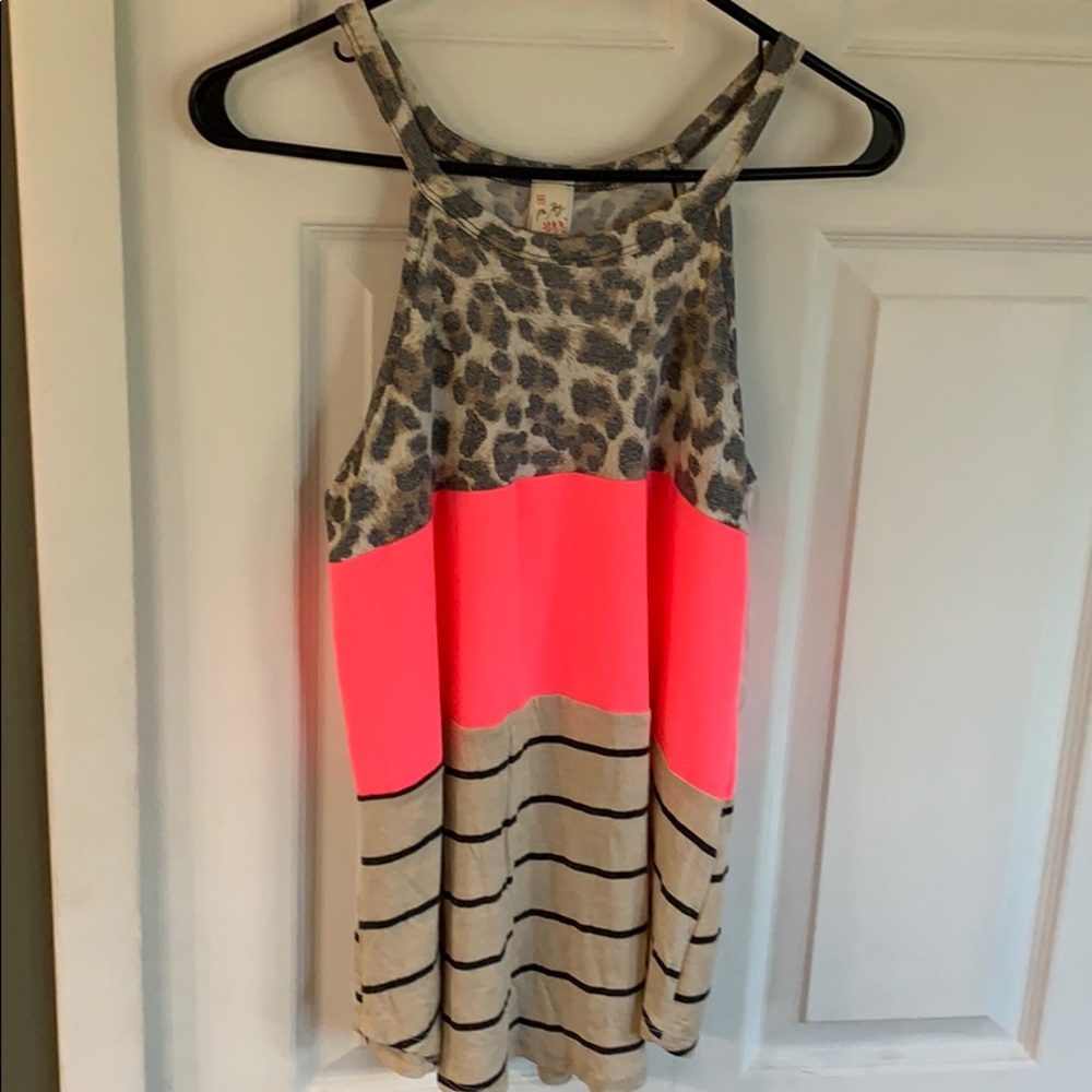 Block Tank- Pink, Leopard, Stripes